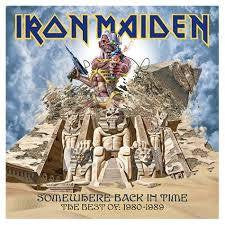 IRON MAIDEN-SOMEWHERE BACK IN TIME THE BEST OF 1980 1989 CD VG