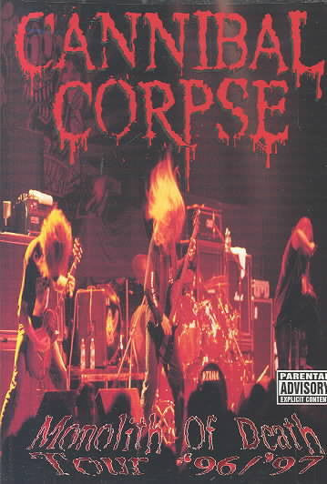 CANNIBAL CORPSE-MONOLITH OF DEATH DVD VG