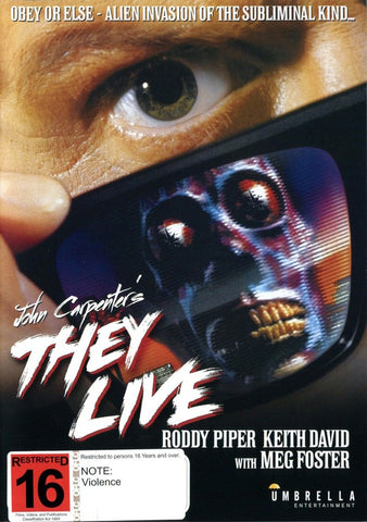 THEY LIVE DVD VG