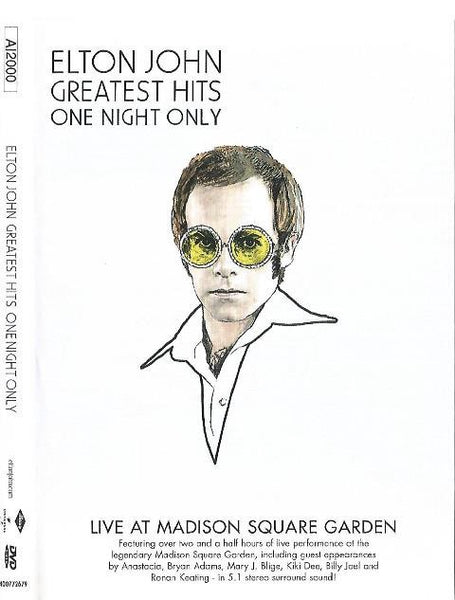 JOHN ELTON-GREATEST HITS ONE NIGHT ONLY DVD VG