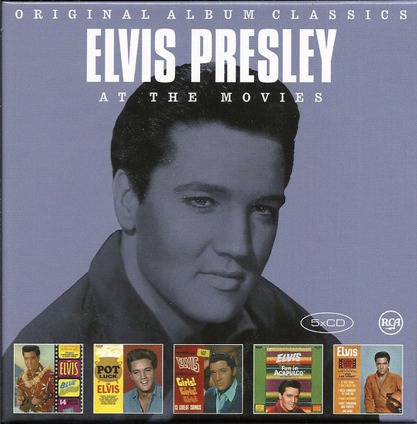 PRESLEY ELVIS-ORIGINAL ALBUM CLASSICS AT THE MOVIES 5CD SET VG