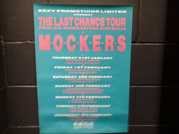 MOCKERS-ORIGINAL LAST CHANCE TOUR POSTER