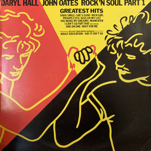 HALL DARYL & JOHN OATES-ROCK'N SOUL PART 1 GREATEST HITS LP EX COVER VG+
