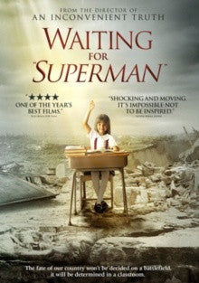 WAITING FOR SUPERMAN REGION TWO DVD VG
