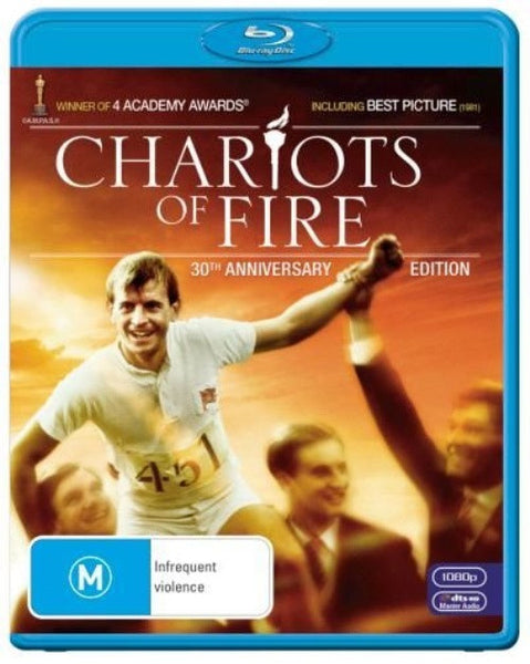 CHARIOTS OF FIRE 30TH ANNIVERSARY BLURAY EDITION VG