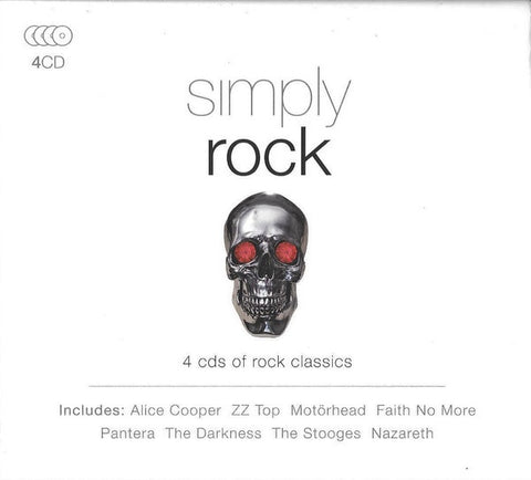 SIMPLY ROCK-VARIOUS ARTISTS 4CD VG