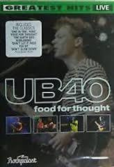 UB40 - FOOD FOR THOUGHT GREATEST HITS LIVE DVD *NEW*