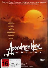 APOCALYPSE NOW REDUX DVD NM