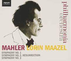 MAHLER SYMPHONY NO 9-LORIN MAAZEL 2CD VG