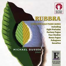 RUBBRA-COMPLETE SOLO PIANO MUSIC MICHAEL DUSSEK CD VG