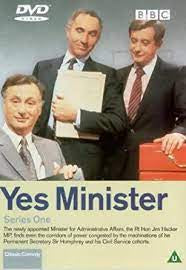 YES MINISTER-SERIES ONE  DVD VG