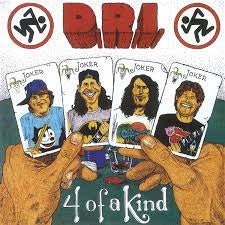 D.R.I.-4 OF A KIND RED/ BLACK MARBLED VINYL LP *NEW*