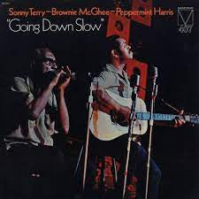 TERRY SONNY & BROWNIE MCGHEE-GOING DOWN SLOW LP VG COVER VG+