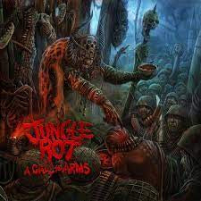 JUNGLE ROT-A CALL TO ARMS RED VINYL LP *NEW*