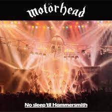 MOTORHEAD-NO SLEEP 'TIL HAMMERSMITH LP VG+ COVER EX