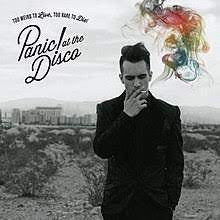 PANIC AT THE DISCO-TOO WEIRD TO LIVE, TOO RARE TO DIE LP VG+ COVER VG
