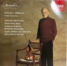 SIBELIUS NIELSEN-VIOLIN CONCERTOS MENUHIN EDITION CD VG