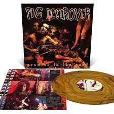 PIG DESTROYER-PROWLER IN THE YARD ORANGE/ BLACK SMOKE VINYL LP *NEW*