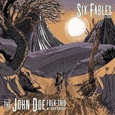 DOE JOHN FOLK TRIO-SIX FABLES RECORDED LIVE AT THE BUNKER SILVER SWIRL VINYL 12" EP *NEW*