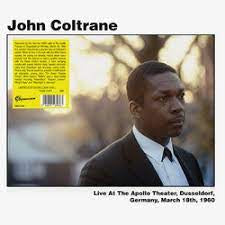 COLTRANE JOHN-LIVE AT THE APOLLO THEATER, DUSSELDORF, 18/3/60 CLEAR VINYL LP *NEW*