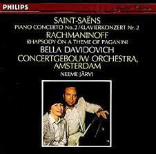 SAINT-SAENSRACHMANINOFF PIANO CONCERTO ETC. CD VG+