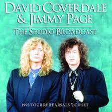 COVERDALE DAVID & JIMMY PAGE-THE STUDIO BROADCAST 2CD *NEW*