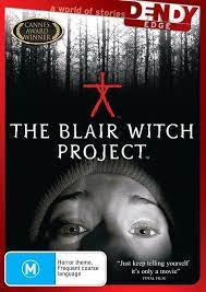 THE BLAIR WITCH PROJECT DVD  VG
