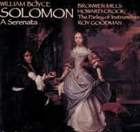 SOLOMON WILLIAM BOYCE-  A SERNATA CD NM