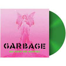 GARBAGE-NO GODS NO MASTERS GREEN VINYL LP NM COVER NM