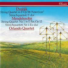 DVORAK MENDELSSOHN-STRING QUARTETS ORLANDO QUARTET CD VG