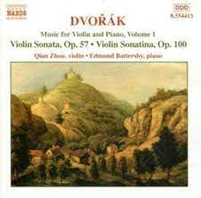 DVORAK-MUSIC FOR VIOLIN AMD PIANO VOL 1 CD VG