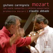 MOZART VIOLIN CONCERTOS-CARMIGNOLA/ABBADO 2CD VG