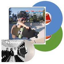 FU MANCHU-THE ACTION IS GO GREEN/ BLUE/ CLEAR SPARKLE VINYL 2LP+7" *NEW*