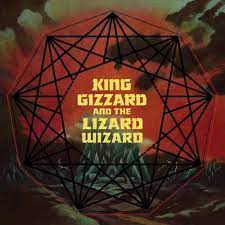KING GIZZARD & THE LIZARD WIZARD-NONAGON INFINITY RED/ BLACK BLOB VINYL NM COVER EX