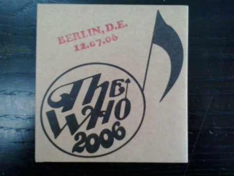 WHO THE-BERLIN 12/7/06 DVD *NEW*