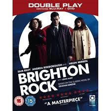 BRIGHTON ROCK BLURAY + REGION TWO DVD VG+