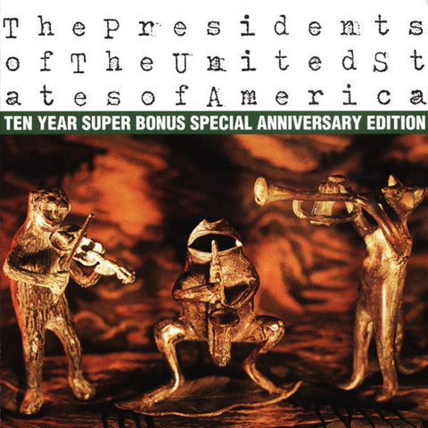 PRESIDENTS OF THE UNITED STATES OF AMERICA THE CD + DVD VG+