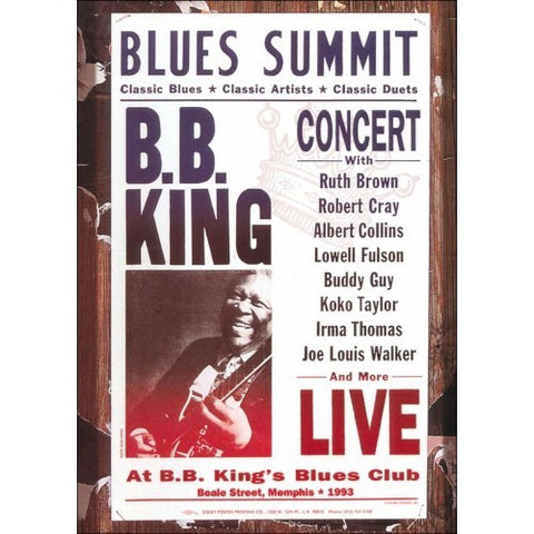 KING BB-BLUES SUMMIT CONCERT DVD VG