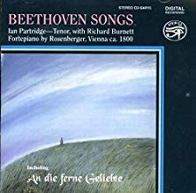 BEETHOVEN-SONGS IAN PARTRIDGE WITH RICHARD BURNETTE CD G