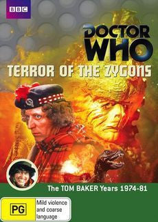 DOCTOR WHO-TERROR OF THE ZYGONS REGION 4 2DVD VG