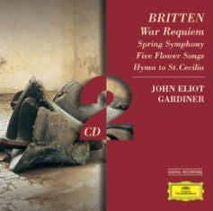 BRITTEN-WAR REQUIEM SPRING SYMPHONY ETC GARDINER 2CD VG+