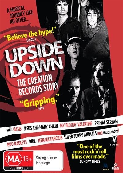 UPSIDE DOWN: THE CREATION RECORDS STORY DVD VG
