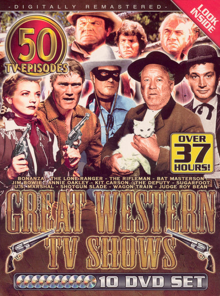 GREAT WESTERN TV SHOWS 10DVD VG