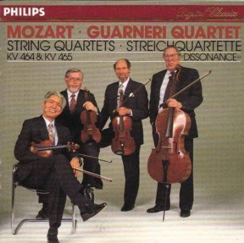 MOZART-STRING QUARTETS 18 + 19 GUARNERI QUARTET CD VG