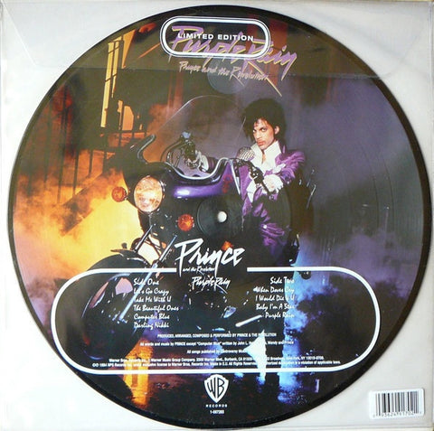 PRINCE-PURPLE RAIN LIMITED EDITION PICTURE DISC LP *NEW*