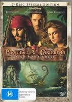 PIRATES OF THE CARIBBEAN 2 DEAD MAN'S CHEST 2DVD VG