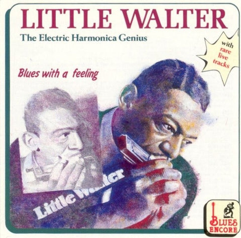 LITTLE WALTER-THE ELECTRIC HARMONICA GENIUS LP EX COVER EX