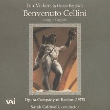 BERLIOZ-BENVENUTO CELLINI JON VICKERS 2CD VG