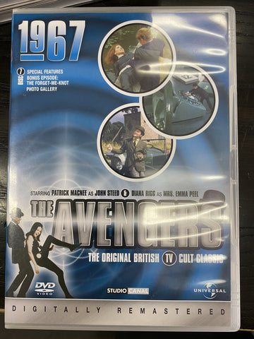 AVENGERS THE-TV SHOW 1967 BONUS FEATURE & BONUS EPISODE DVD VG+