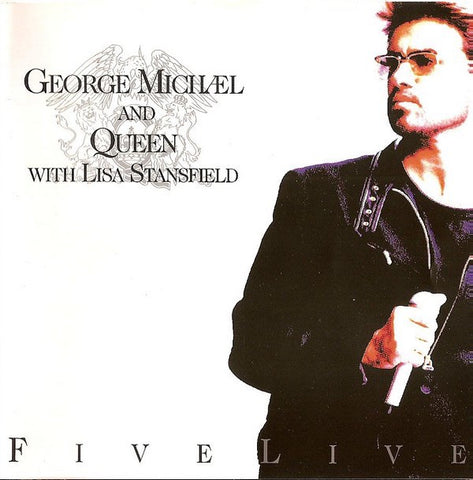MICHAEL GEORGE & QUEEN- FIVE LIVE CD VG